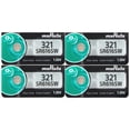 thumbnail image 1 of 4 x Genuine Murata 321 SR616SW SR65 Watch Battery Silver Oxide 0% Mercury, 1 of 3