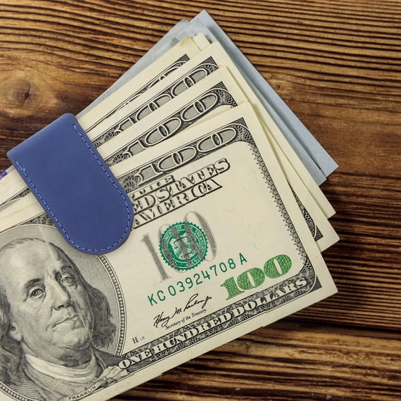 RENACLIPY PU Money Clip Wallet Card Holder in , Perfect for Work, Travel, and Everyday Use