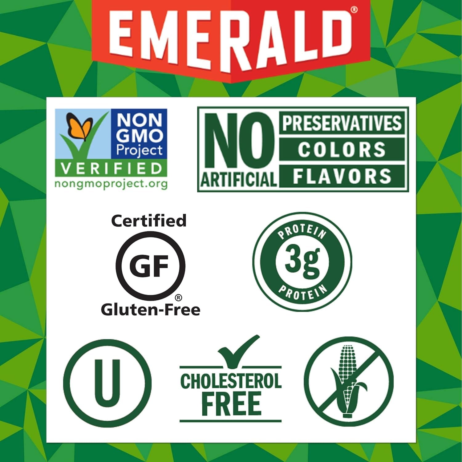 Emerald Nuts, Cashews Roasted and Salted, 100 Calorie Packs, 10 CT, 6.2 oz (Pack of 4)