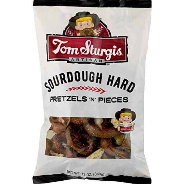 Tom Sturgis Sourdough Hard Pretzels N Pieces 12 Oz Bags 3 Bags
