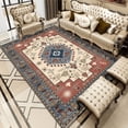 thumbnail image 5 of Alfombra de estilo persa para sala de estar, mesa de centro de estilo europeo, dormitorio lleno de manta de noche de estilo étnico simple y elegante, 5 of 5