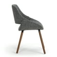 thumbnail image 6 of Simpli Home Malden Upholstered Dining Side Chair in Gray and Natural, 6 of 7