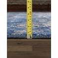 thumbnail image 6 of Pasargad Home Transitional Collection Hand Knotted Bsilk & Wool Area Rug, 9' 0" X 11'10", Blue/Silver, 6 of 7