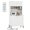 White, variant on Costway 64.5" Kitchen Pantry Cabinet with Charging Station Wine Glass Rack Adjustable Shelf Black