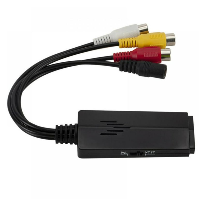 AV to HDMI Converter AV to HDMI Adapter Support 720p/1080p for  PS1/PS2/PS3/Xbox 360/WII/N64/SNES/STB/VHS/VCR/Blue-Ray DVD Players 