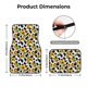 thumbnail image 5 of Balery Cute Cow Print Sunflower A Juego de 4 Alfombrillas para Auto, Revestimientos de Caucho Resistente, Diseño Antideslizante, 5 of 7
