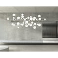 thumbnail image 4 of Sonneman 2067.13 Nebula 19 Light 96" Wide Led Abstract Chandelier - Nickel, 4 of 4