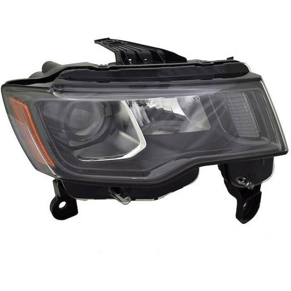 Right Headlight Assembly - Compatible with 2017 - 2021 Jeep Grand Cherokee Sport Utility 2018 2019 2020