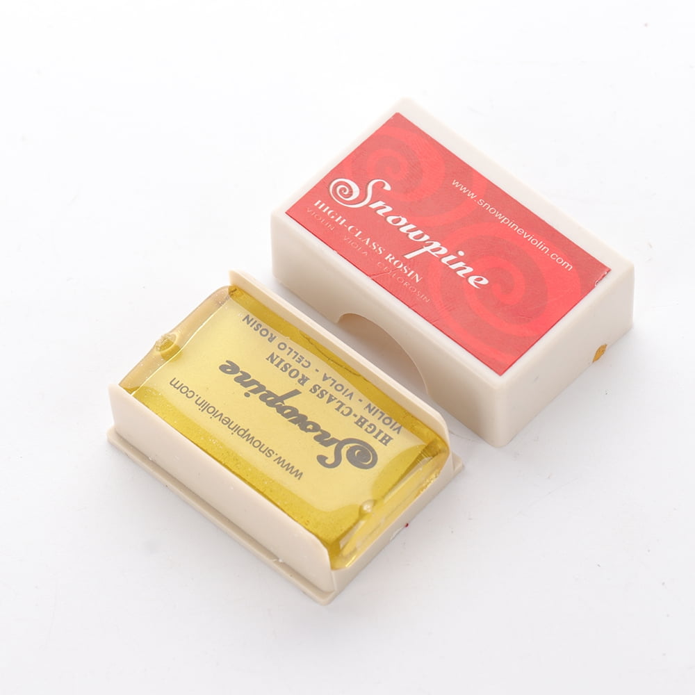ammoon Rosin Colophony Low Dust Handmade Rounded Transparent Yellow with Wooden Box Universal for Violin Viola Cello Erhu Bowed String Musical Instruments 
