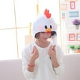 thumbnail image 1 of Sombrero con capucha de pollito Hugo para fotografía Navidad Cosplay blanco, 1 of 8