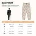 thumbnail image 4 of Picia Rose Flowers Womens Soft Woven Cotton Elastic Waistband Sleep Pajama Pant Lounge Sleep Pant With Pockets And Drawstring-Small, 4 of 9