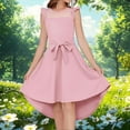 thumbnail image 2 of YUELONGHU Girls Fashion Dresses Kids Dress Up Dress Girls Dresses for Everyday Wear Outdoor Adventures and Casual Occasions Stylish for Ages 5 14 11-12 Years, 2 of 6