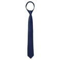 thumbnail image 1 of CORBATA PREATADA DE HOMBRE INSPIRADA CHIC, COLOR SÓLIDO, CON CREMALLERA, CON CORREA AJUSTABLE PARA BODA, NOVIO, AZUL MARINO, TALLA ÚNICA, 1 of 5