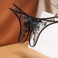 thumbnail image 2 of Gibobby Calzoncillos hipster Ropa interior hipster sin para mujer, bragas invisibles, ropa interior de bikini elástica(Negro，Talla única), 2 of 3