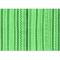 thumbnail image 1 of Ahgly Company Indoor Rectangle Abstract Emerald Green Modern Area Rugs, 2' x 5', 1 of 4