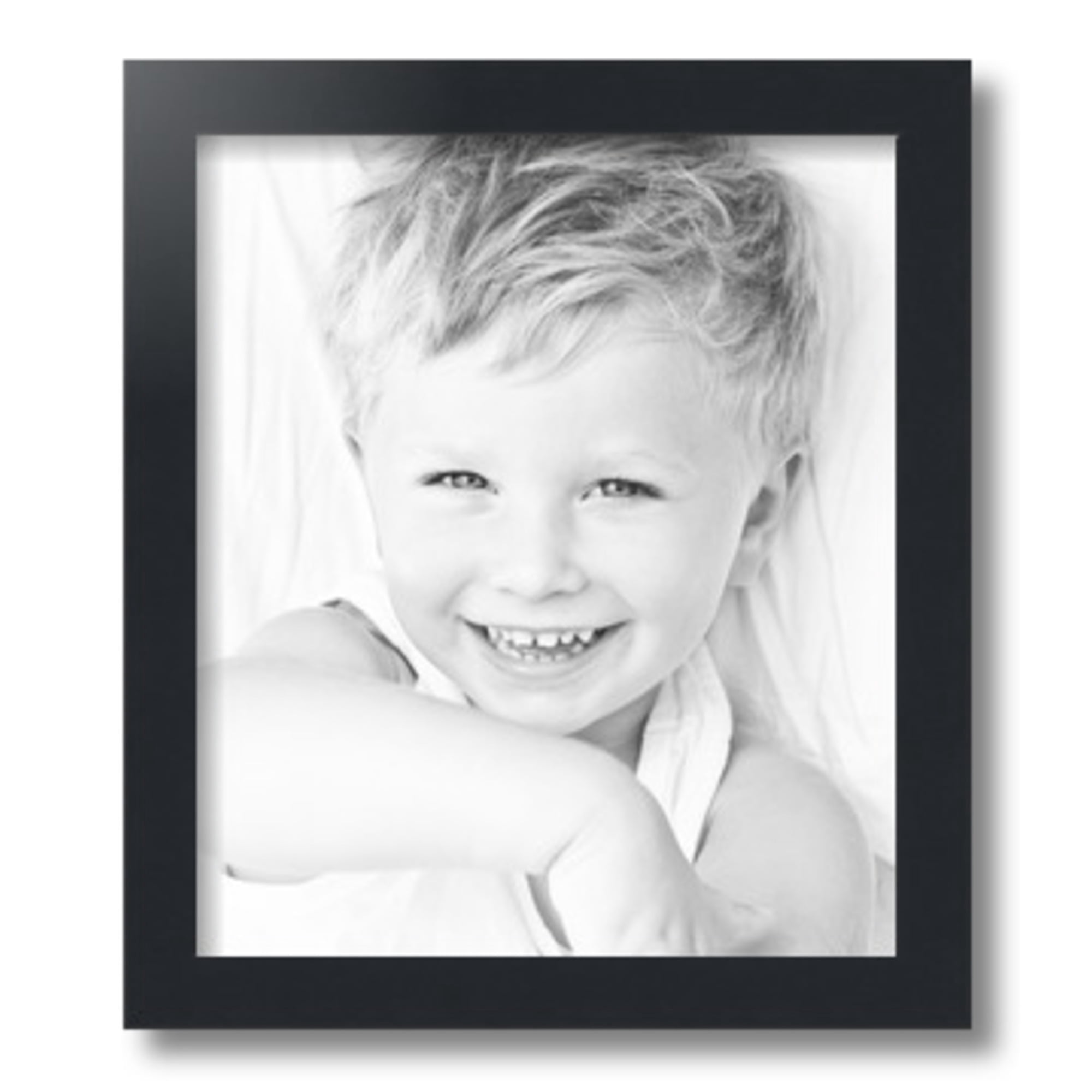 ArtToFrames 12" x 14" Black Picture Frame, 12x14 inch Black MDF Poster Frame (WOM-3943), 1 Pack