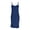 Blue, variant on Basic Bodycon Dresses for Women Adjustable Spaghetti Strap Solid Color Under Dress Camisole Nightgown