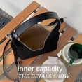 thumbnail image 5 of Slouchy Suede Shoulder Bags For Women Retro Crossbody Bag Tote Bag Satchel Bag Winter Work Purses Crescent Bag Handbag Fall, 5 of 7