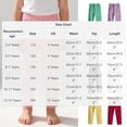 Ahabrexf Girls Pants Soft Breathable Solid Color Casual Pencil Pants ...