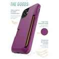thumbnail image 4 of Smartish iPhone 12 / iPhone 12 Pro Wallet Case - Wallet Slayer Vol. 1 [Slim + Protective] Credit Card Holder (Silk) - Purple Reign, 4 of 8