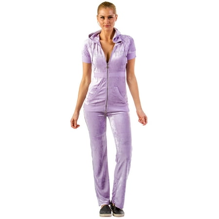 velour tracksuit set