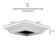 thumbnail image 4 of ZLINE Crown Molding Profile 6 for Island Mount Range Hood (CM6-597i-304), 4 of 4