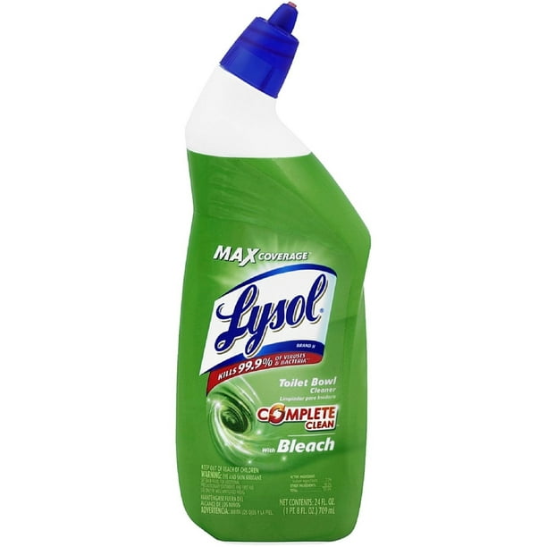 LYSOL Complete Clean Toilet Bowl Cleaner with Bleach 24 oz (Pack of 6