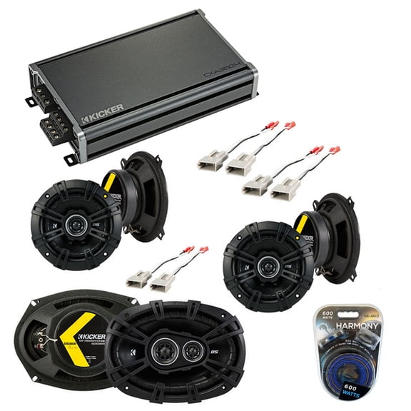Fits Mercury Grand Marquis 89-91 Speaker Upgrade Kicker DS Series & CXA360.4 Amp