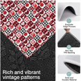 thumbnail image 3 of Red and Black Christmas Love Pattern Kitchen Rugs Sets Of 3,Kitchen Runner Rugs Non Skid Washable,Decorative Kitchen Floor Mats for Kitchen,Sink,Laundry,17"x30"+ 17"x47" + 17"x59", 3 of 6