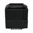 thumbnail image 3 of Upholstered Power^3 Recliner with Power Headrest Black, 3 of 3