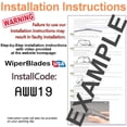 thumbnail image 3 of 2011 Porsche Panamera Beam Blade Wipers (Set of 2), 3 of 3