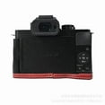 thumbnail image 2 of GadgetCom Camera Half Case Compatible with Panasonic Lumix G100K / G100D , Anti-Slip PU Leather Shell Protective Cover, 2 of 8