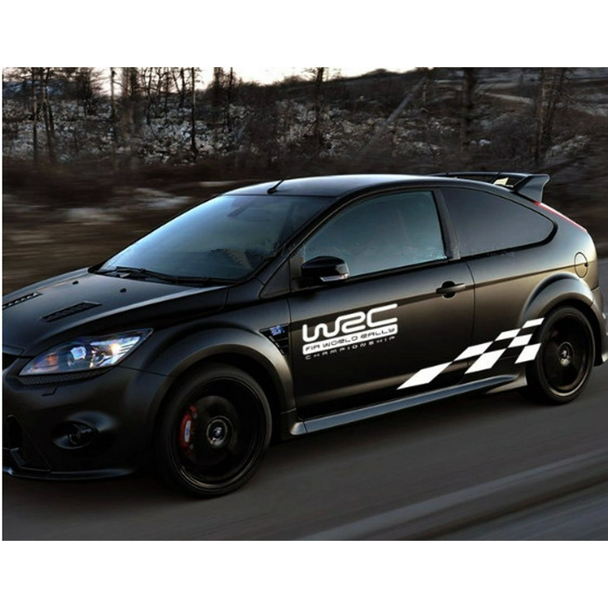 Black sticker for car discount