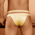 thumbnail image 5 of PEASKJP Briefs for Men Underwear Pack Soft Support Pouch No Fly,Yellow M, 5 of 5