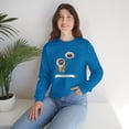thumbnail image 3 of Cat with Guitar Sweatshirt, Love Sweatshirt, Cat Sweatshirt, Valentine's Day Sweatshirt, 50/50 Cotton-Poly Animal Sweatshirt 127, 3 of 40