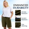 thumbnail image 5 of ICY Shorts, Women's Ultra Stretch Ice Silk Breathable Quick Drying Cooling Shorts for Women Over 50, 5 of 6