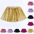 thumbnail image 6 of Diufon Girls Skirts Sequin Pleated Skort Birthday Party Dance Sparkle Skirt for Girls（2-12 Years）, 6 of 6