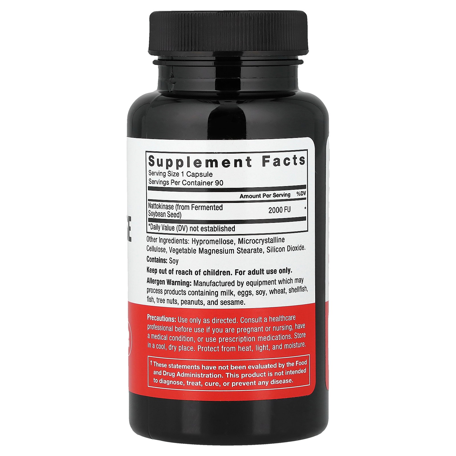 Force Factor Nattokinase, 2,000 FU, 90 Vegetable Capsules