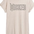 thumbnail image 3 of Wicked - Outline Logo - Women's Oversized Graphic T-Shirt, 3 of 5