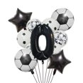 thumbnail image 3 of 1 juego de globos de helio de aluminio para fútbol, decoraciones para fiestas de cumpleaños para niños, bolas de números verdes de 32 pulgadas, suministros deportivos para fútbol, 3 of 5