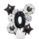 thumbnail image 3 of 1 juego de globos de helio de aluminio para fútbol, decoraciones para fiestas de cumpleaños para niños, bolas de números verdes de 32 pulgadas, suministros deportivos para fútbol, 3 of 5