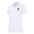 thumbnail image 2 of Women's Antigua White Cleveland Guardians Independence Day Patriotic Logo Era Polo, 2 of 3