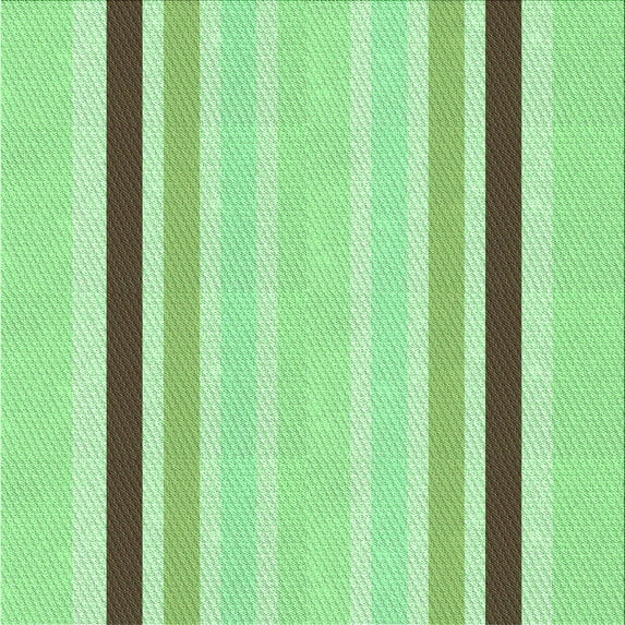 Ahgly Company Machine Washable Indoor Square Transitional Green Area Rugs, 6' Square