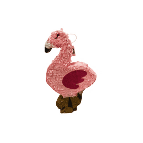 Large Flamingo Party Pinata, Bright Pink & Gold, 14in x 26in