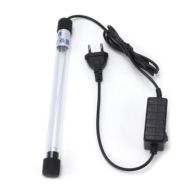 Acuario de Luz Limpia, Uv Sumergible de Luz a Prueba de Agua de la Lámpara Limpia Fácil de Usar Acuario Verde de Luz Limpia para El Estanque de Peces, Piscina Sump