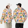 thumbnail image 6 of Easygdp Groovy Daisy Flowers Lightweight Long Sleeve Sun Shirt Sports long-Sleeved Sun Protective Clothing, Quick Drying Breathable - Medium, 6 of 9