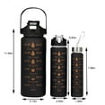 thumbnail image 2 of Water Bottle Plastic Gradient Color Matte Finish Style 4 for Home & Office Use BPA Free Food Grade Material Durable Construction Leak Proof Design Easy to Clean Dishwasher Safe Reusable, 2 of 8