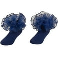 thumbnail image 5 of Wxirdiow Toddler Ruffle Socks Toddler Ruffle Socks for Girls - Baby Grip Socks with Non-Slip Cute Frilly Design Blue Size,4-6 Years, 5 of 9
