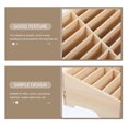 thumbnail image 3 of Caja organizadora de teléfono móvil de oficina, caja de almacenamiento de madera para teléfono móvil con múltiples rejillas, 3 of 8