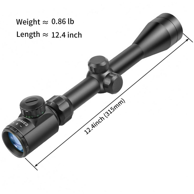 FOCUHUNTER Zielfernrohr 3-9X40mm Tactical Optics Sniper Gun Scope wasserdicht und stoßfest für